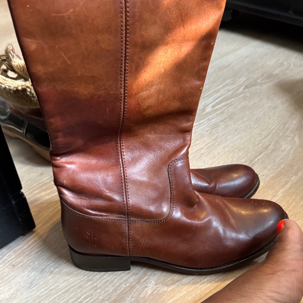 FRYE AND CO. Brown Heeled Boots